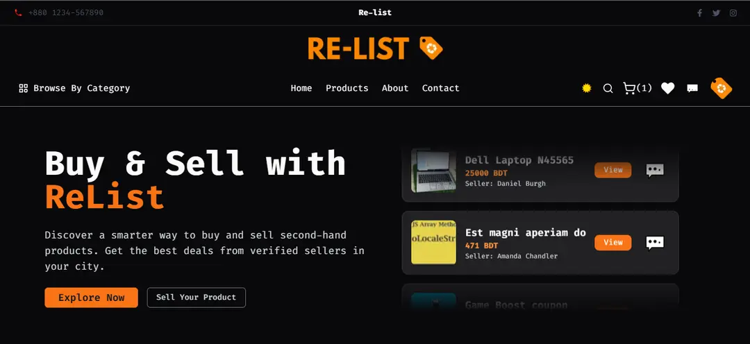 RE-LIST Marketplace